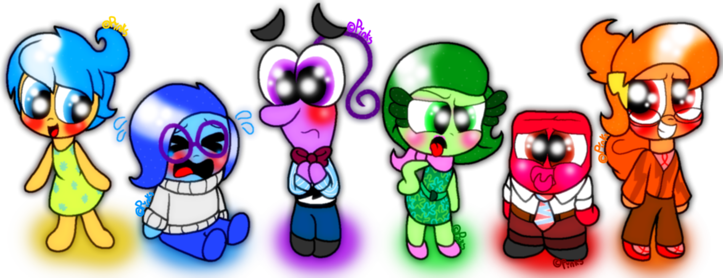 Little Chibi Emotions By Pinklapinkster On Deviantart - Little Chibi Emotions By Pinklapinkster On Deviantart (1440x555)