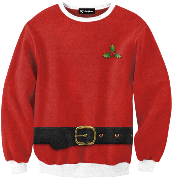 Christmas Sweater Png Santa Ugly Christmas Sweater - Christmas Sweater Png Santa Ugly Christmas Sweater (600x600)