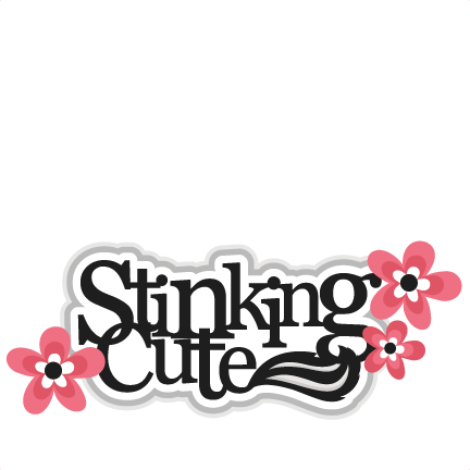 Stinking Cute Title Skunk Svg Scrapbook Cut File Cute - Stinking Cute Title Skunk Svg Scrapbook Cut File Cute (432x432)