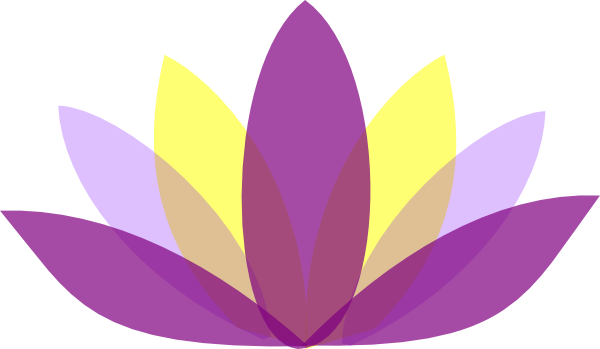 Lotus Clipart Yellow Lotus - Lotus Clipart Yellow Lotus (600x349)