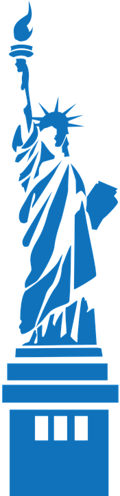 Statue Of Liberty Clipart Transparent - Statue Of Liberty Clipart Transparent (360x720)