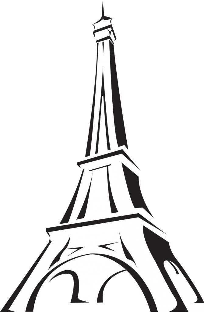 Menara Eiffel Paris Clipart - Menara Eiffel Paris Clipart (670x1024)