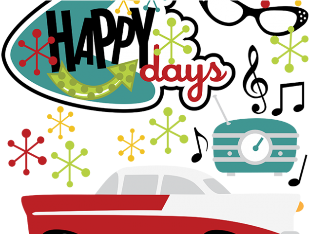 Classic Car Clipart Fifties - Classic Car Clipart Fifties (640x480)