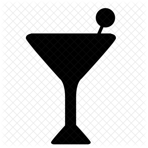 Martini Svg Icon Transparent - Martini Svg Icon Transparent (512x512)