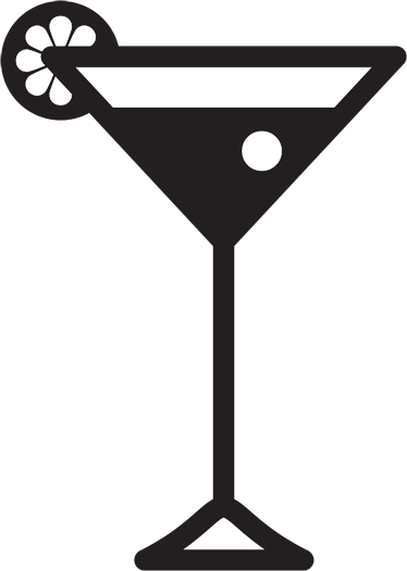 Cocktail Drink Wall Sticker - Cocktail Drink Wall Sticker (374x525)