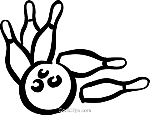 Bowling Balls And Pins Royalty Free Vector Clip Art - Bowling Balls And Pins Royalty Free Vector Clip Art (480x369)