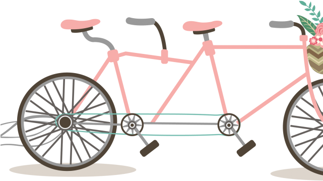 Romantic Clipart Vintage Bicycle - Romantic Clipart Vintage Bicycle (640x480)