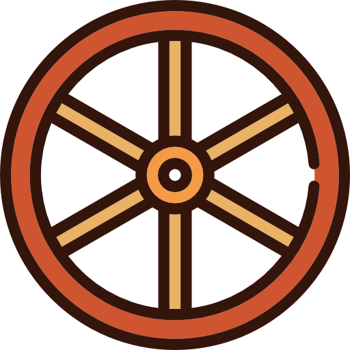 Western Old Cart Icon - Western Old Cart Icon (512x512)