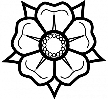 Lotus Flower Clipart Black And White - Lotus Flower Clipart Black And White (450x412)