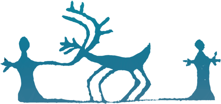 Reindeer Logo Silhouette Clip Art - Reindeer Logo Silhouette Clip Art (900x900)