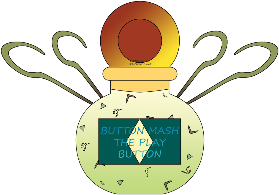 Button Mash Perfume Bottle By Amethystwereraven - Button Mash Perfume Bottle By Amethystwereraven (1024x666)