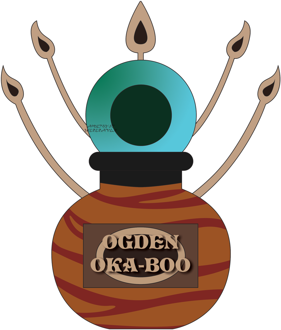 Amethystwereraven Ogden Oka-boo Perfume Bottle By Amethystwereraven - Amethystwereraven Ogden Oka-boo Perfume Bottle By Amethystwereraven (1024x1142)