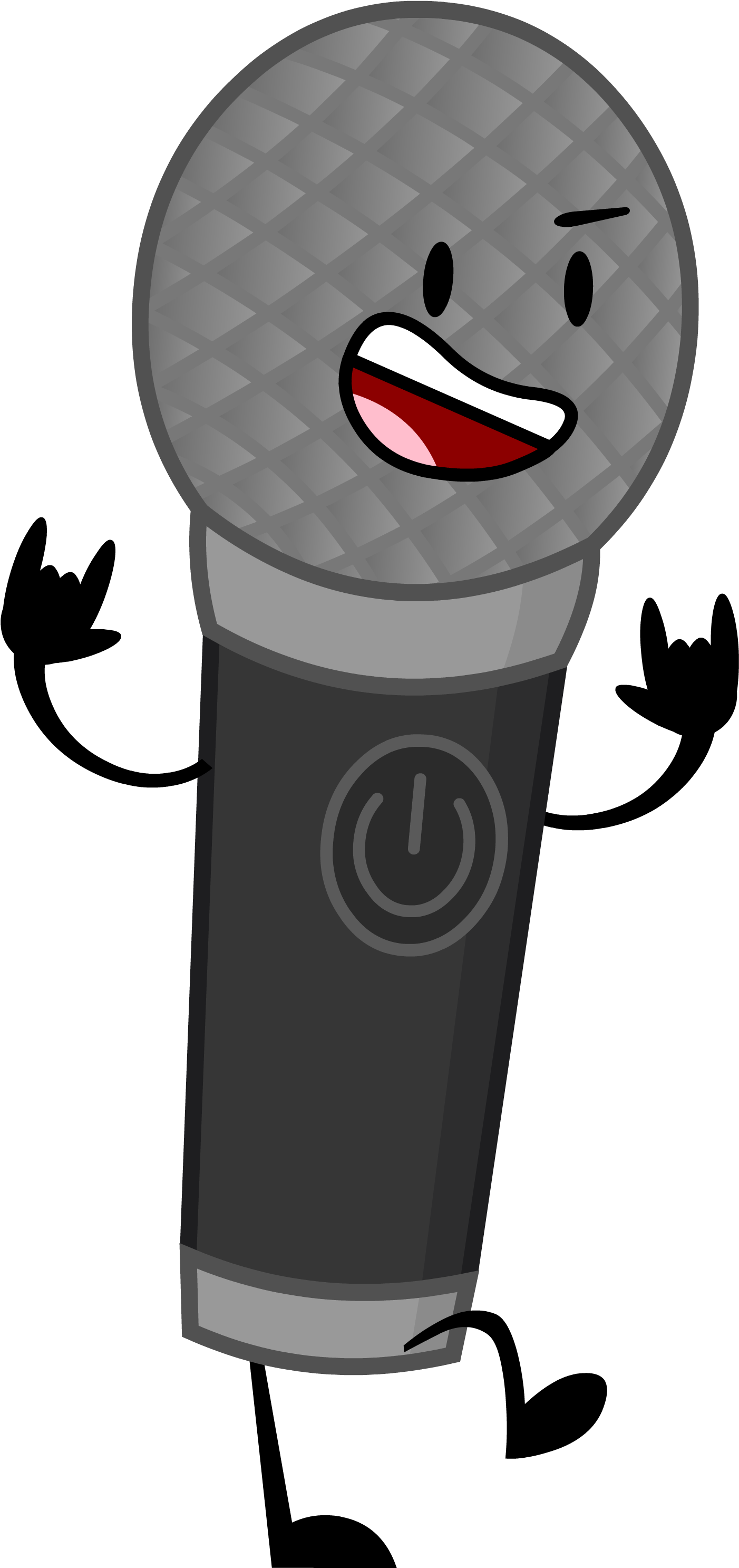 Mic Clipart Black Object - Mic Clipart Black Object (1642x3018)