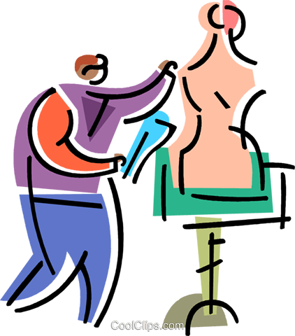 Seamstress Royalty Free Vector Clip Art Illustration - Seamstress Royalty Free Vector Clip Art Illustration (422x480)