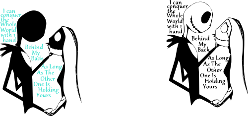 Jack And Sally I Can Conquer The World - Jack And Sally I Can Conquer The World (500x234)