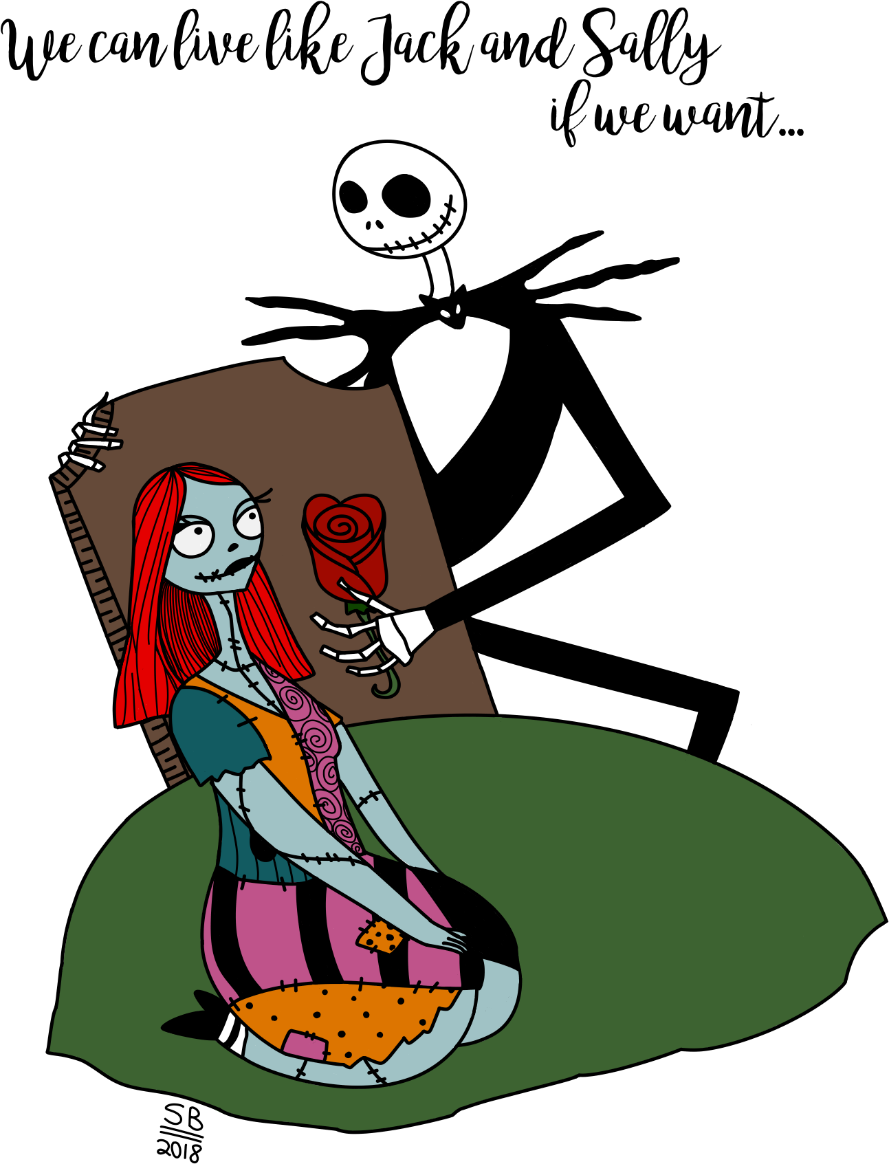 Jack And Sally For My Bf ♥ - Jack And Sally For My Bf ♥ (1492x1758)