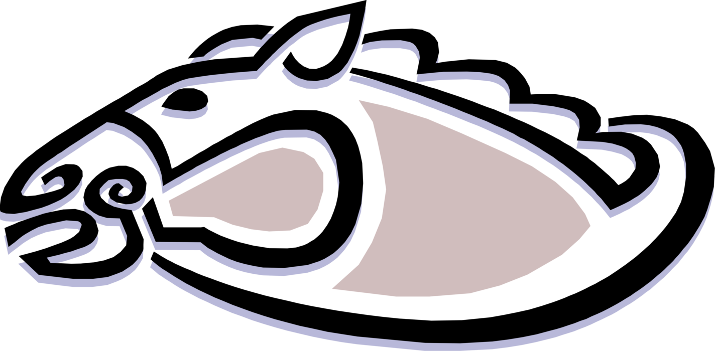 Vector Illustration Of Quadruped Equine Race Horse - Vector Illustration Of Quadruped Equine Race Horse (1424x700)