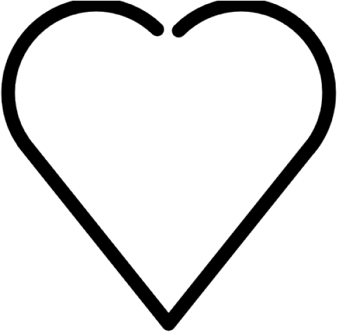 Heart Shaped Clipart Hollow Heart - Heart Shaped Clipart Hollow Heart (640x480)