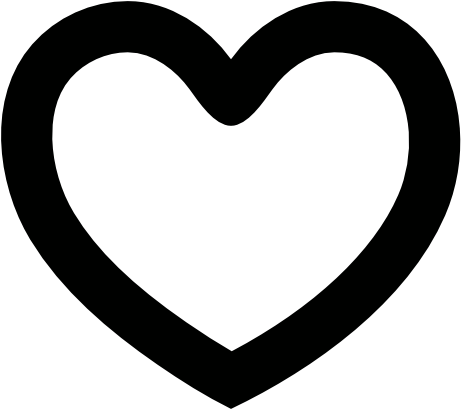 Heart Shaped Clipart Hollow Heart - Heart Shaped Clipart Hollow Heart (512x512)