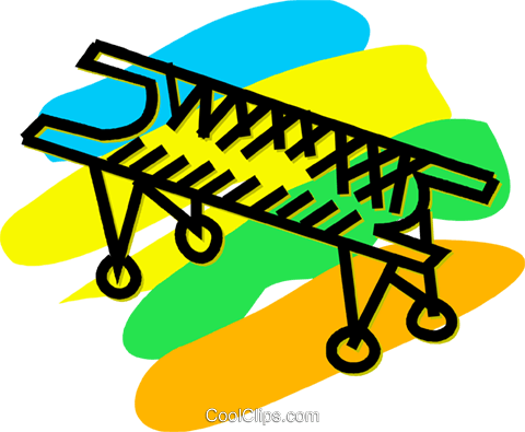 Stretchers And Hospital Beds Royalty Free Vector Clip - Stretchers And Hospital Beds Royalty Free Vector Clip (480x395)