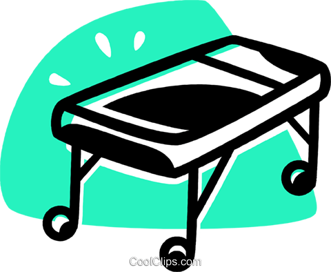 Stretchers And Hospital Beds Royalty Free Vector Clip - Stretchers And Hospital Beds Royalty Free Vector Clip (480x394)
