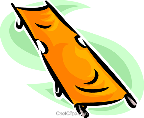 Hospital Stretcher Royalty Free Vector Clip Art Illustration - Hospital Stretcher Royalty Free Vector Clip Art Illustration (480x393)