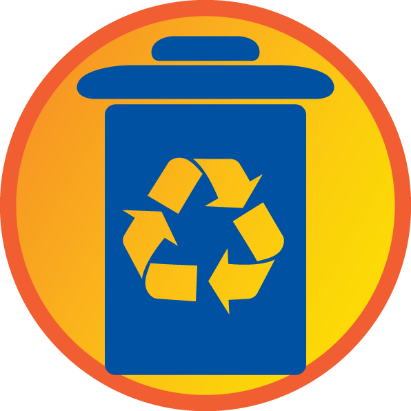 Garbage/recycling Garbage & Recycling Logo - Garbage/recycling Garbage & Recycling Logo (596x596)