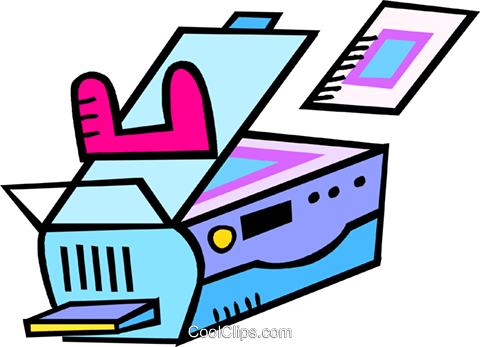 Photocopier Royalty Free Vector Clip Art Illustration - Photocopier Royalty Free Vector Clip Art Illustration (480x347)