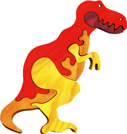 Puzzle Manine Montessori Trex - Puzzle Manine Montessori Trex (600x600)