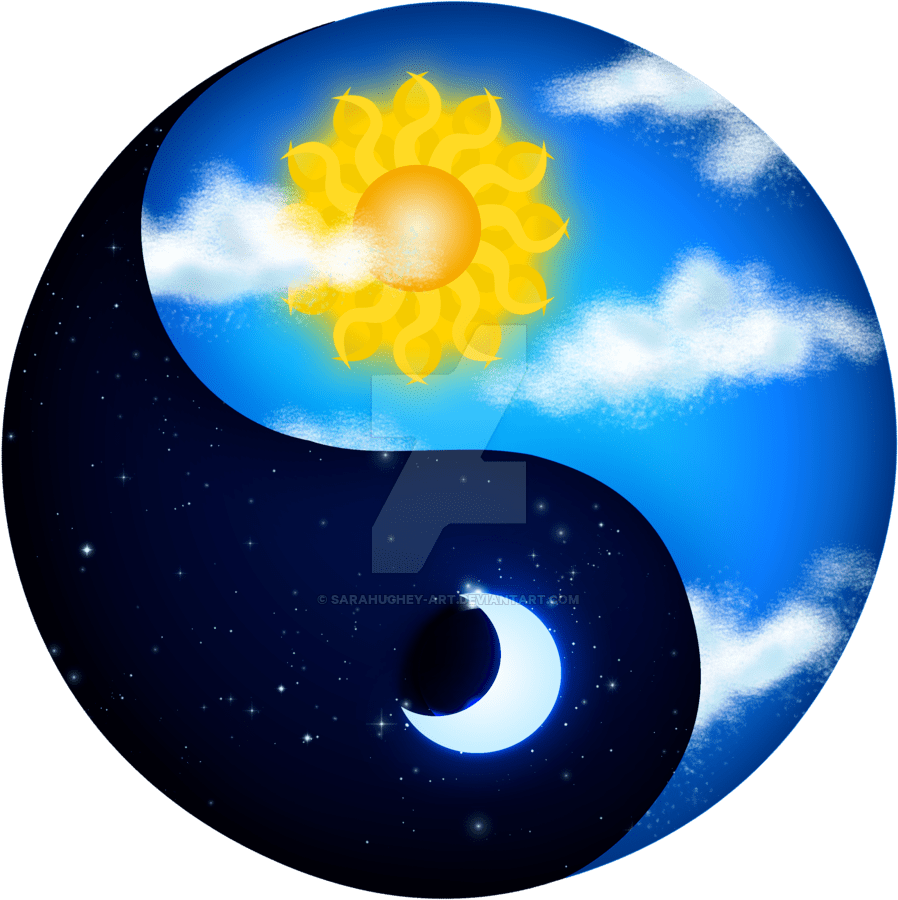 Yin Yang Night And Day - Yin Yang Night And Day (1280x1280)