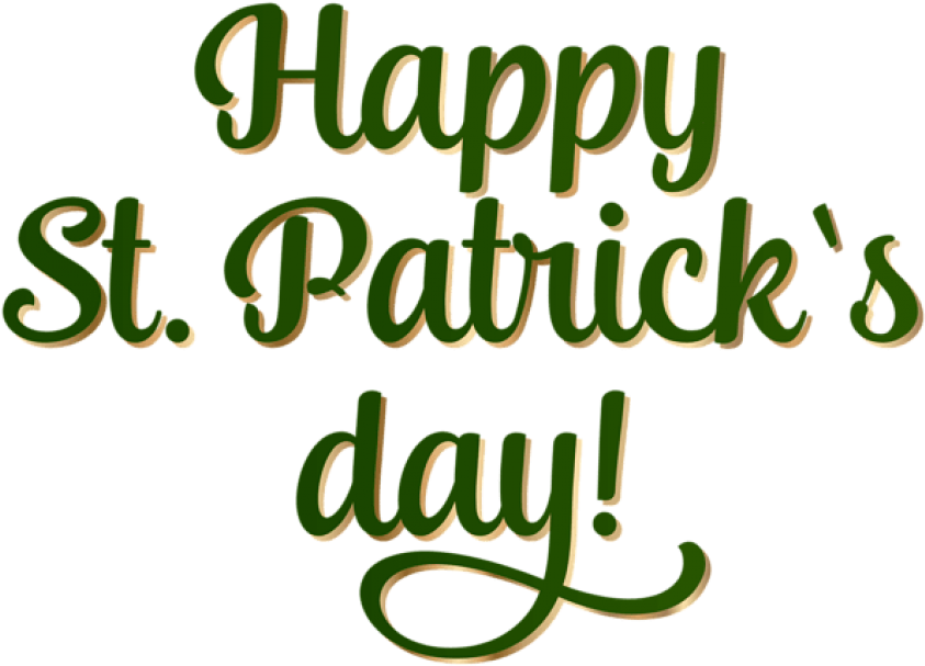 Download Happy Saint Patrick's Day Png Images Background - Download Happy Saint Patrick's Day Png Images Background (850x610)