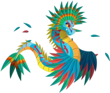 Quetzal Clipart Transparent - Quetzal Clipart Transparent (400x387)