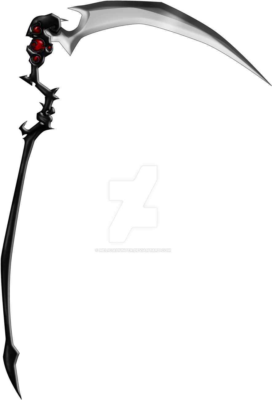 Png Black And White Stock Scythe By Meliciahunter D - Png Black And White Stock Scythe By Meliciahunter D (1024x1390)