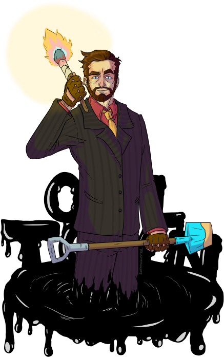 Downtown Druidz Tumblr Yogscast Xephos Man Transparent - Downtown Druidz Tumblr Yogscast Xephos Man Transparent (500x707)