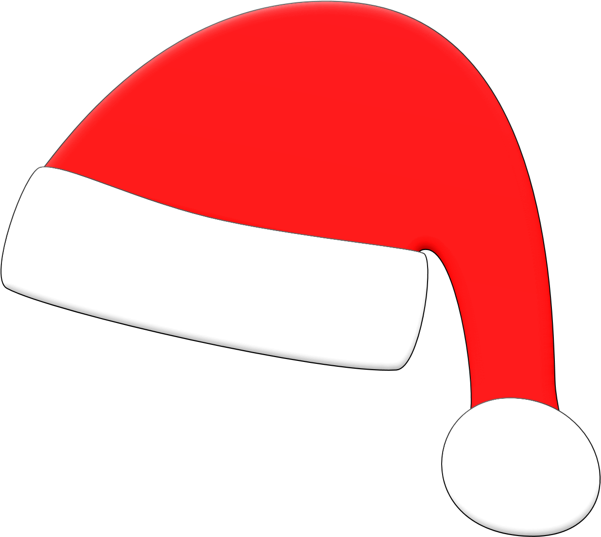 Kb Png Santa Hat Clip Art 594 X 454 27 Kb Png Christmas - Kb Png Santa Hat Clip Art 594 X 454 27 Kb Png Christmas (1237x1104)