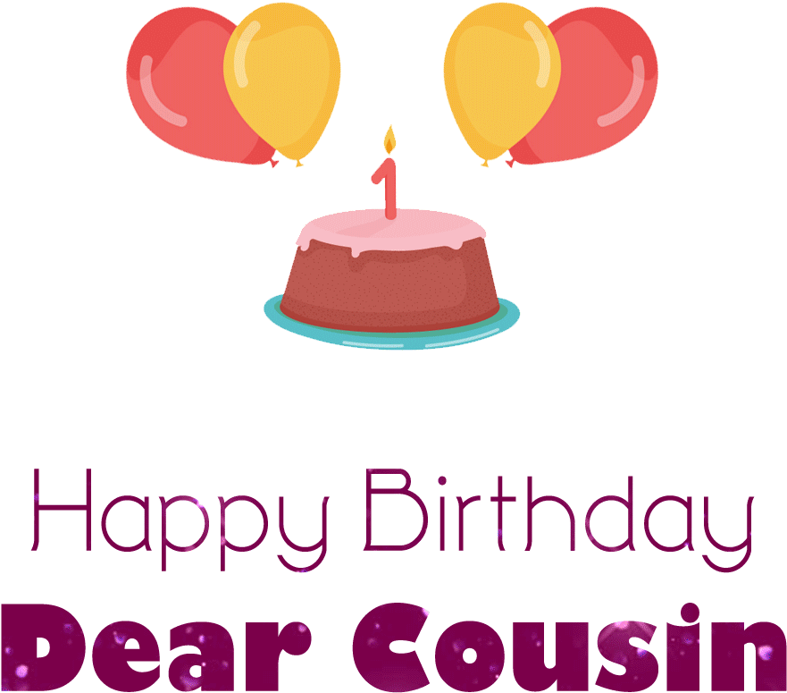 Graphic Freeuse Download Happy Birthday Cousin Clipart - Graphic Freeuse Download Happy Birthday Cousin Clipart (881x775)