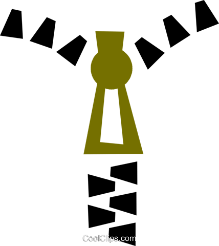 Zipper Royalty Free Vector Clip Art Illustration - Zipper Royalty Free Vector Clip Art Illustration (428x480)