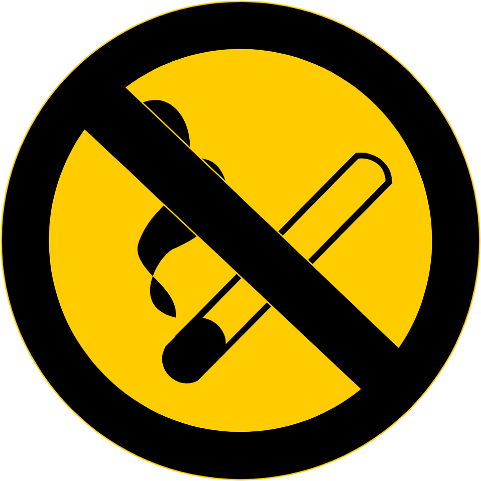 Clip Art Of No Smoking - Clip Art Of No Smoking (958x958)