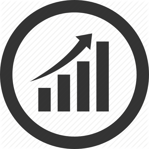 Growth Icon Circle Clipart Computer Icons Chart Clip - Growth Icon Circle Clipart Computer Icons Chart Clip (512x512)