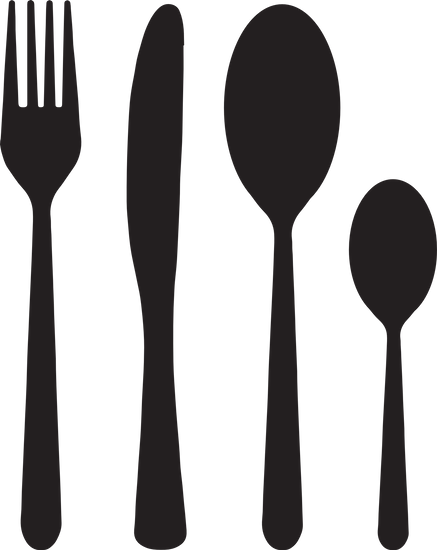 Cutlery, Fork Knife, Spoon, Teaspoon - Cutlery, Fork Knife, Spoon, Teaspoon (437x550)