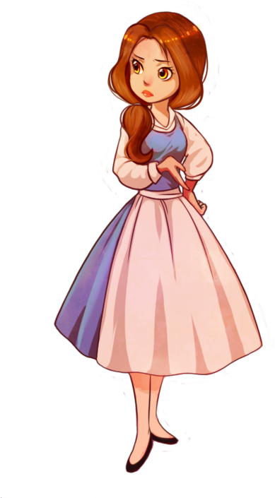 Belle Clipart Tumblr Transparent - Belle Clipart Tumblr Transparent (446x750)