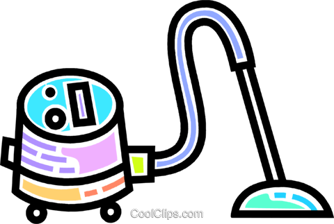 Vacuum Cleaner Royalty Free Vector Clip Art Illustration - Vacuum Cleaner Royalty Free Vector Clip Art Illustration (480x323)