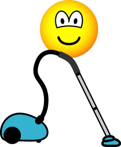 Vacuum Cleaner Emoticon - Vacuum Cleaner Emoticon (415x504)
