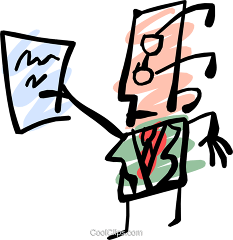 Cool Office Man Royalty Free Vector Clip Art Illustration - Cool Office Man Royalty Free Vector Clip Art Illustration (466x480)