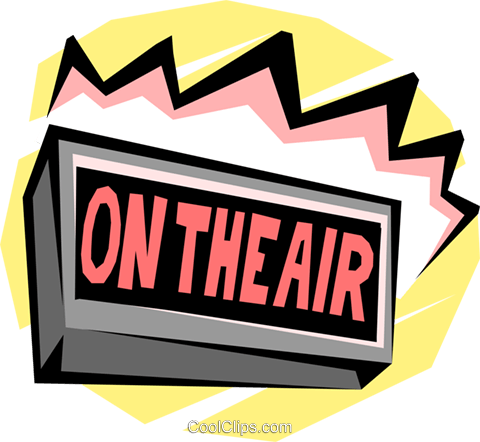 On-air Monitor Royalty Free Vector Clip Art Illustration - On-air Monitor Royalty Free Vector Clip Art Illustration (480x442)