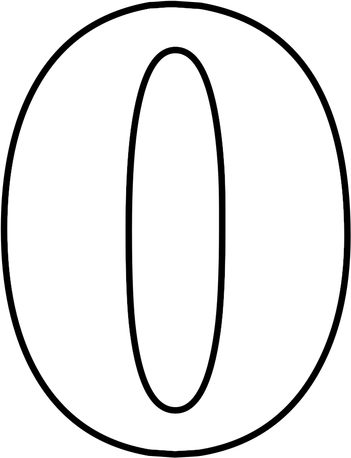 File Classic Alphabet Numbers 0 At Coloring Pages For - File Classic Alphabet Numbers 0 At Coloring Pages For (791x1024)