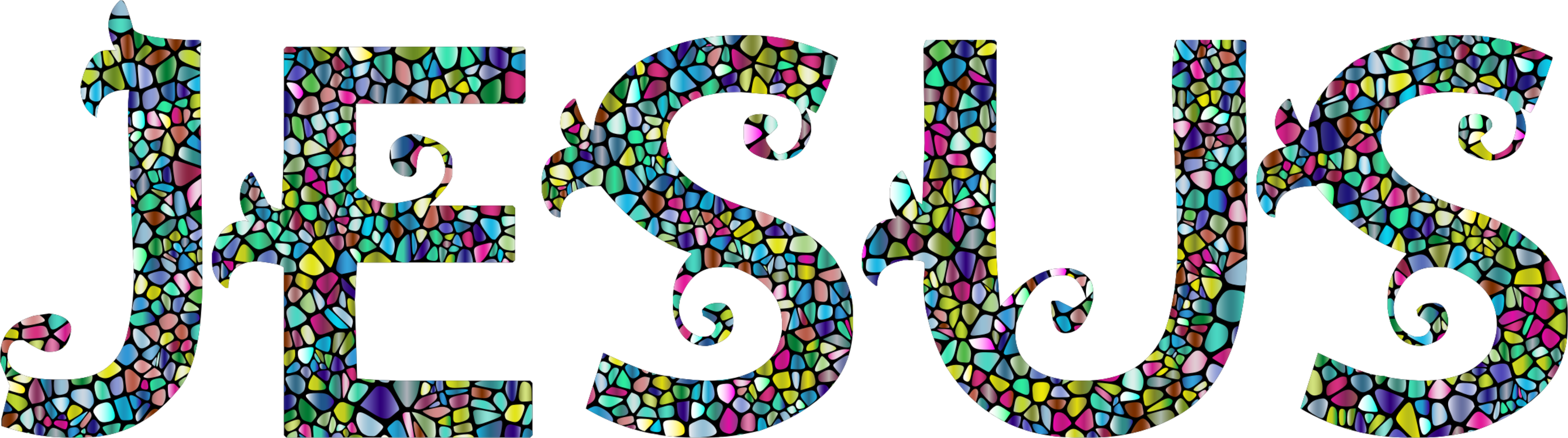 Graphic Design Number Abstract Art Catholic Christ - Graphic Design Number Abstract Art Catholic Christ (2681x750)