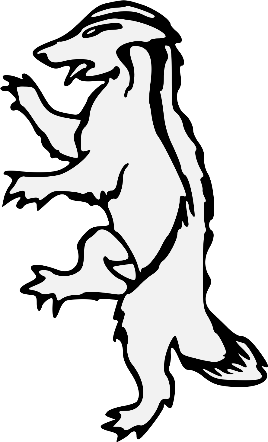 Badger Rampant - Badger Rampant (909x1471)