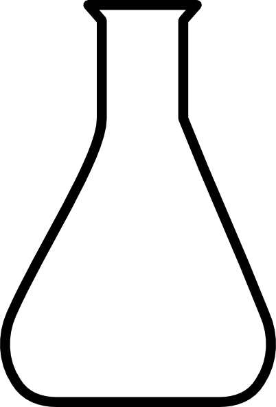 Flask Vector Empty - Flask Vector Empty (402x594)
