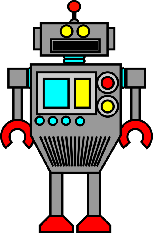 Robotics Braitenberg Vehicle Model Robot Line Art - Robotics Braitenberg Vehicle Model Robot Line Art (493x749)